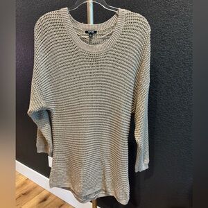 APT. 9 Metallic Gold Thread Knit Sweater – Size XL